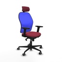Office Chair Piqueras y Crespo 2D036G2 Maroon