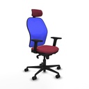 Office Chair Piqueras y Crespo 2D036N2 Maroon
