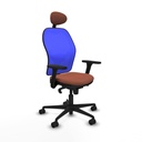 Office Chair Piqueras y Crespo 3D036N1 Blue Brown