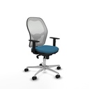 Office Chair Piqueras y Crespo 1D086N0 White Petroleum green
