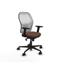 Office Chair Piqueras y Crespo 2D036N0 White Dark brown