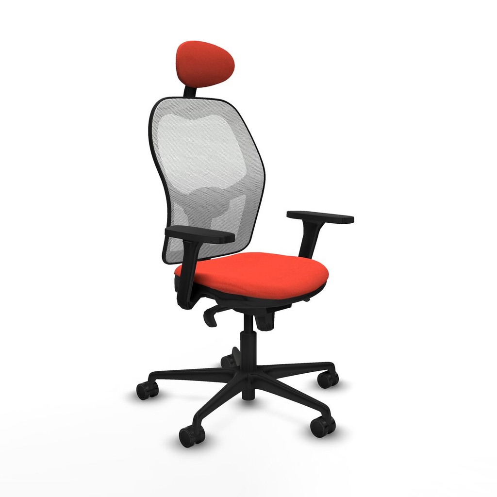 Office Chair with Headrest Piqueras y Crespo 3D036N1 Dark Orange