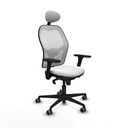 Office Chair with Headrest Piqueras y Crespo 3D036G1 White