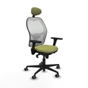 Silla de Oficina con Cabecero Piqueras y Crespo 3D036G1 Verde