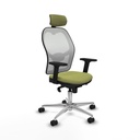 Silla de Oficina con Cabecero Piqueras y Crespo 2D086N2 Verde