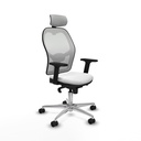 Office Chair with Headrest Piqueras y Crespo 2D086N2 White