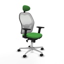 Silla de Oficina con Cabecero Piqueras y Crespo 2D086N1 Verde
