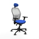 Office Chair with Headrest Piqueras y Crespo 3D036G1 Blue