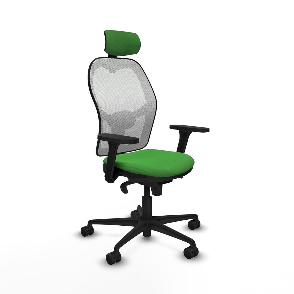 Silla de Oficina con Cabecero Piqueras y Crespo 3D036N2 Verde