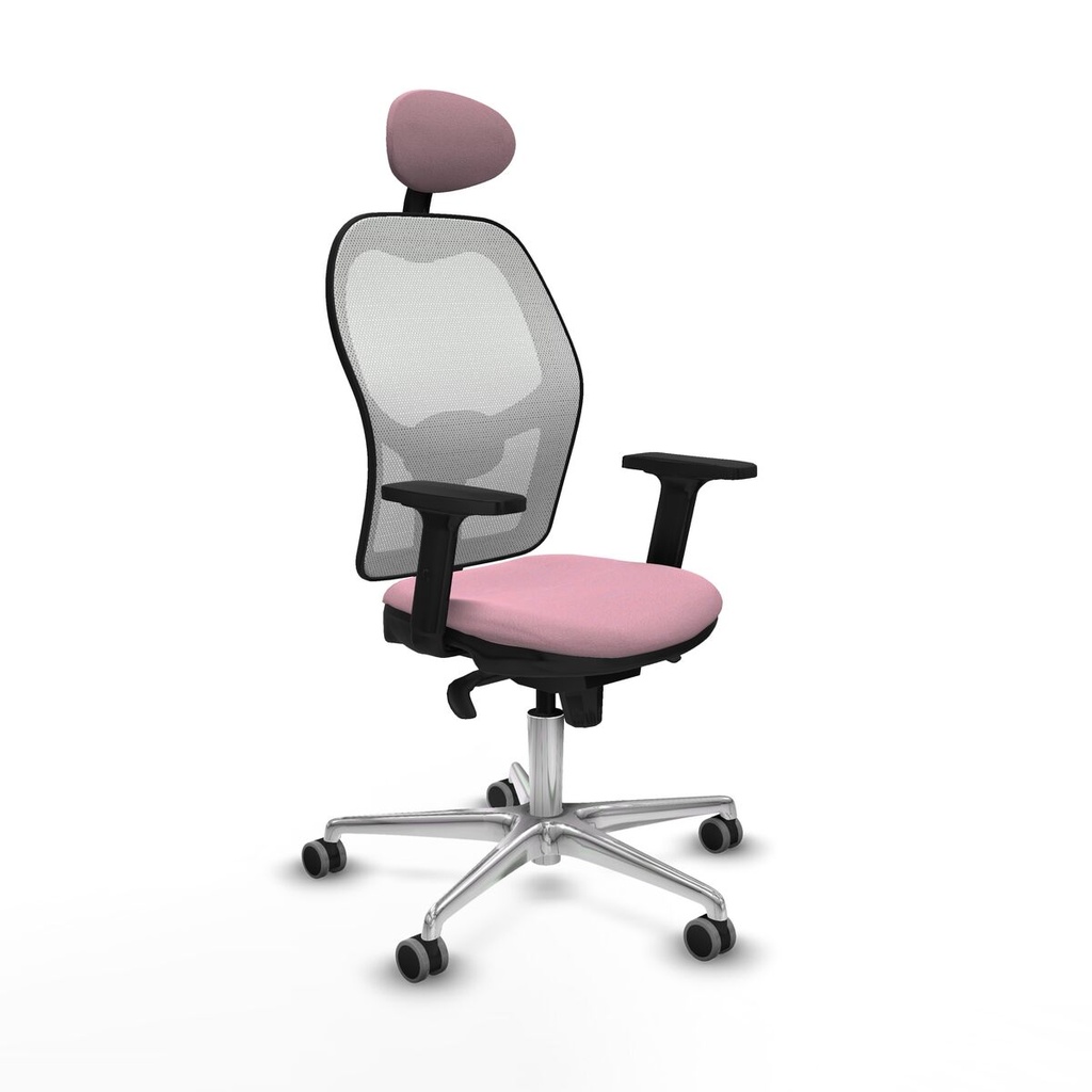 Office Chair with Headrest Piqueras y Crespo 2D086G1 Pink