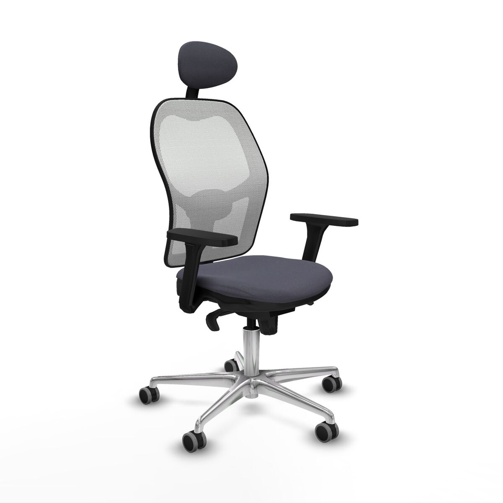 Office Chair with Headrest Piqueras y Crespo 3D086G1 Dark grey