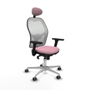 Office Chair with Headrest Piqueras y Crespo 3D086G1 Pink