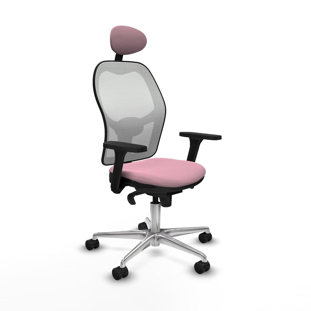 Silla de Oficina con Cabecero Piqueras y Crespo 3D086N1 Rosa