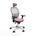 Office Chair with Headrest Piqueras y Crespo 3D086N1 Pink