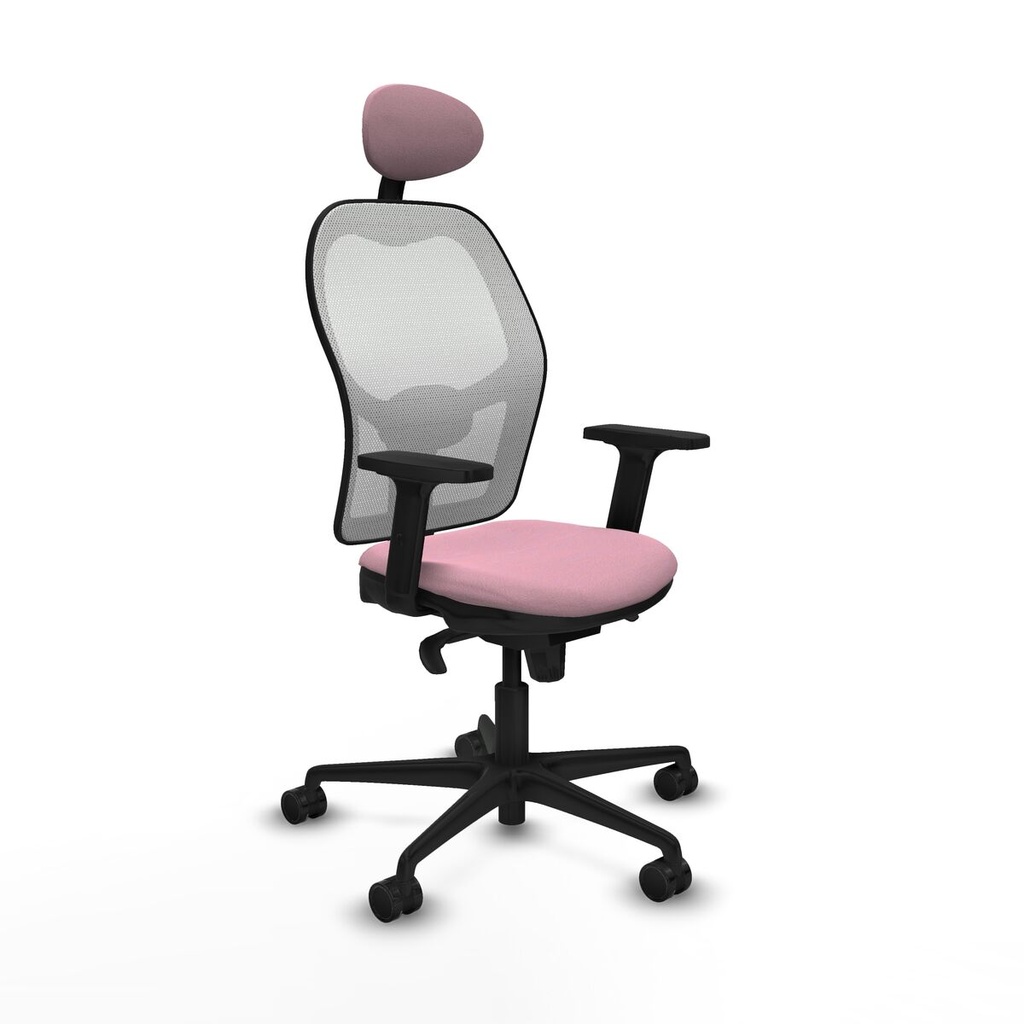 Silla de Oficina con Cabecero Piqueras y Crespo 2D036N1 Rosa
