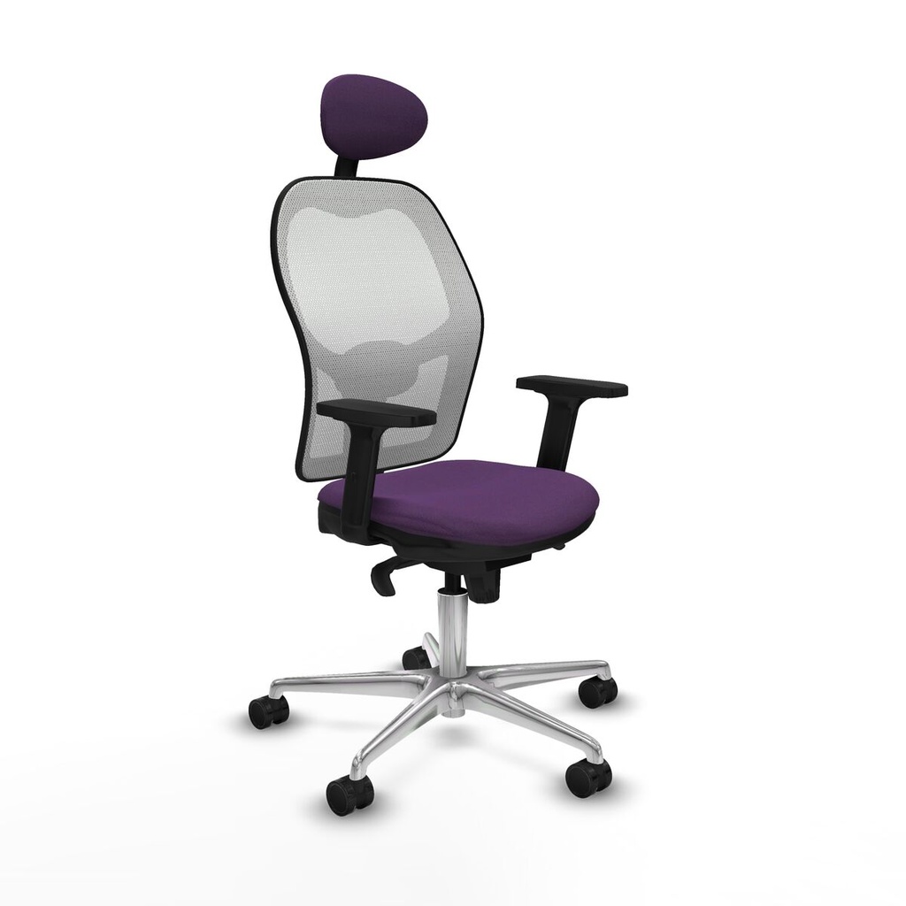 Office Chair with Headrest Piqueras y Crespo 2D086N1 Purple
