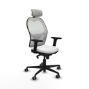 Office Chair with Headrest Piqueras y Crespo 2D036G2 White