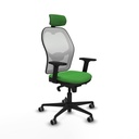 Office Chair with Headrest Piqueras y Crespo 2D036G2 Green