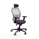 Office Chair with Headrest Piqueras y Crespo 2D036G2 Purple