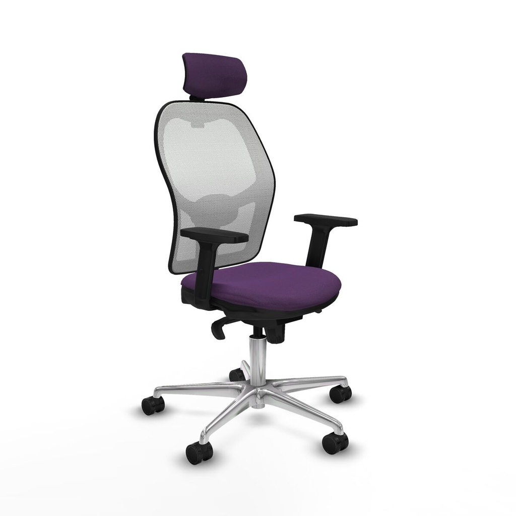 Office Chair with Headrest Piqueras y Crespo 2D086N2 Purple