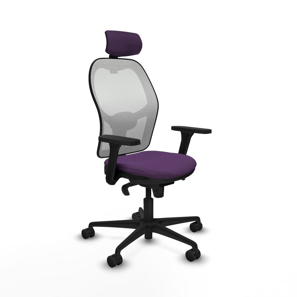 Office Chair with Headrest Piqueras y Crespo 3D036N2 Purple