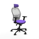 Office Chair with Headrest Piqueras y Crespo 2D036N2 Lilac