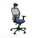 Office Chair with Headrest Piqueras y Crespo 2D036N1 Navy Blue