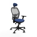 Silla de Oficina con Cabecero Piqueras y Crespo 3D036G1 Azul marino