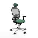 Silla de Oficina con Cabecero Piqueras y Crespo 2D086N1 Verde Esmeralda