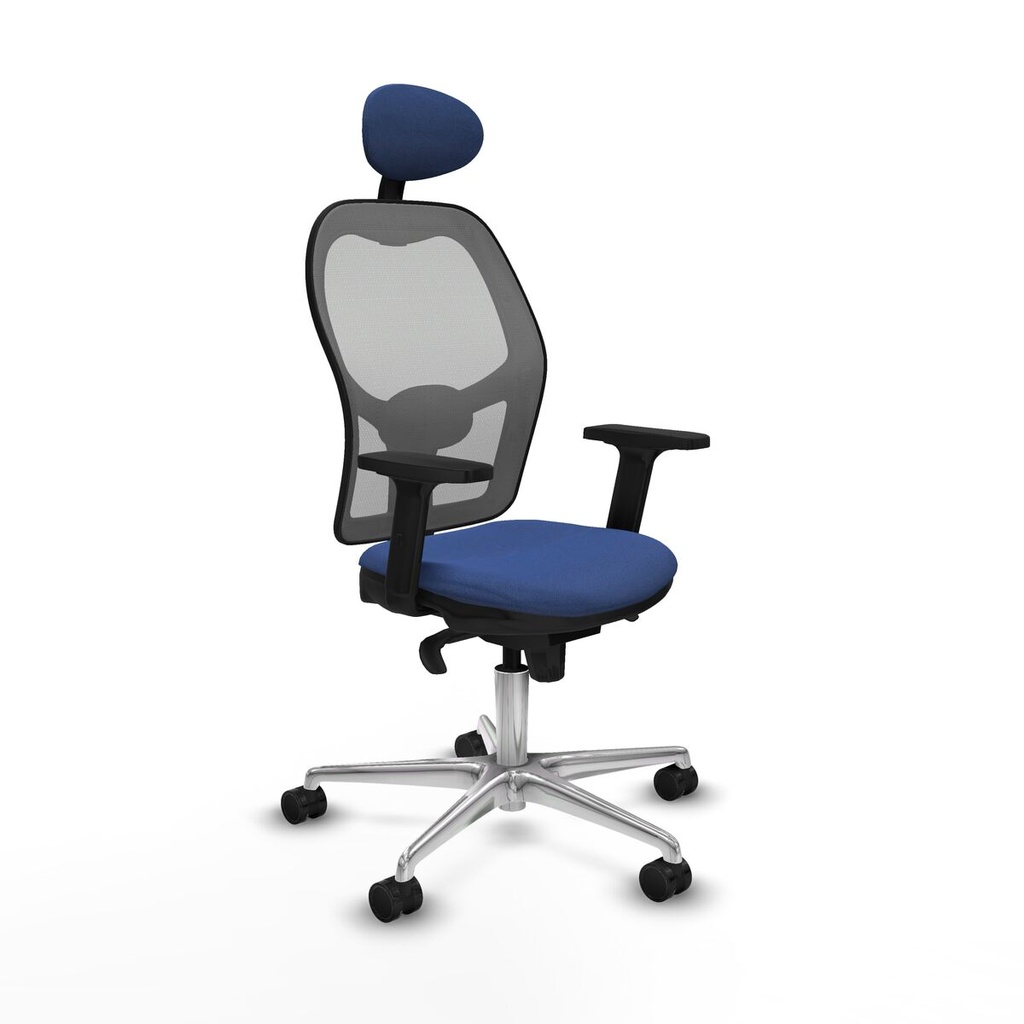 Office Chair with Headrest Piqueras y Crespo 2D086N1 Navy Blue