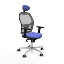 Silla de Oficina con Cabecero Piqueras y Crespo 2D086G1 Azul claro