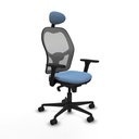 Office Chair with Headrest Piqueras y Crespo 3D036N1 Sky blue