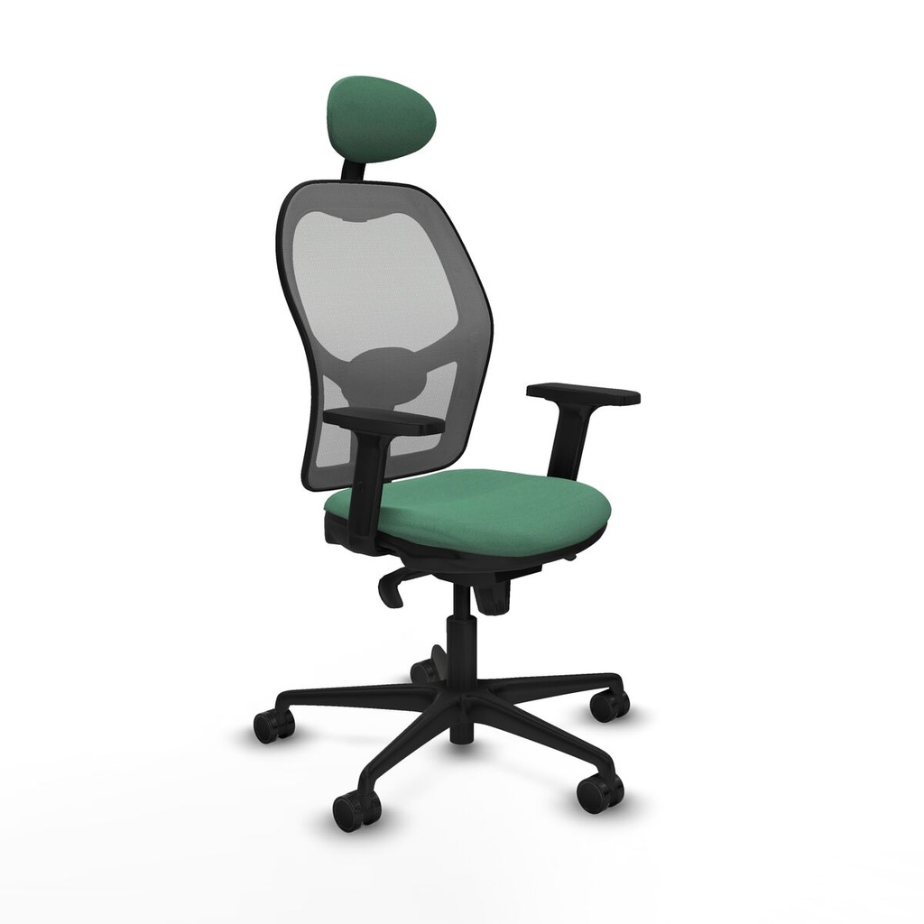 Office Chair with Headrest Piqueras y Crespo 2D036N1 Emerald Green