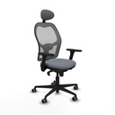 Office Chair with Headrest Piqueras y Crespo 3D036G1 Grey