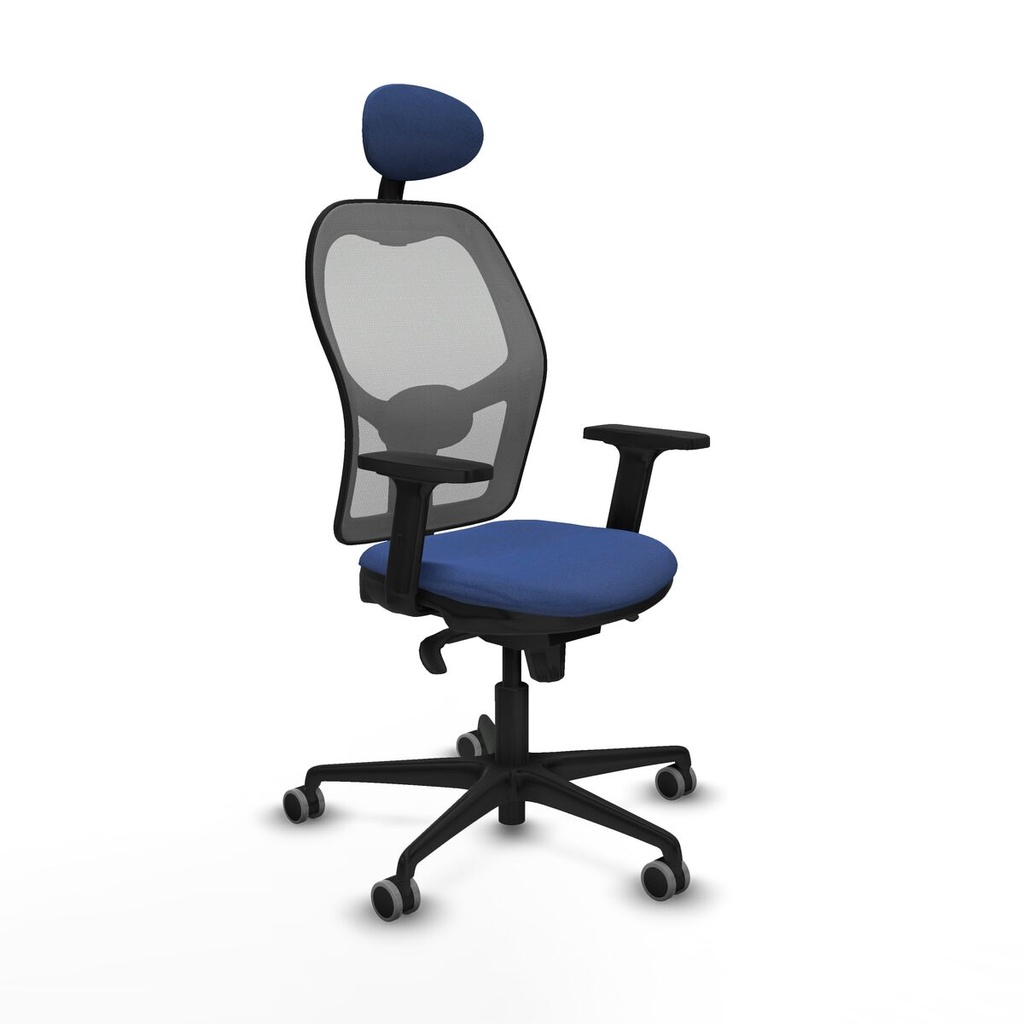 Office Chair with Headrest Piqueras y Crespo 2D036G1 Navy Blue