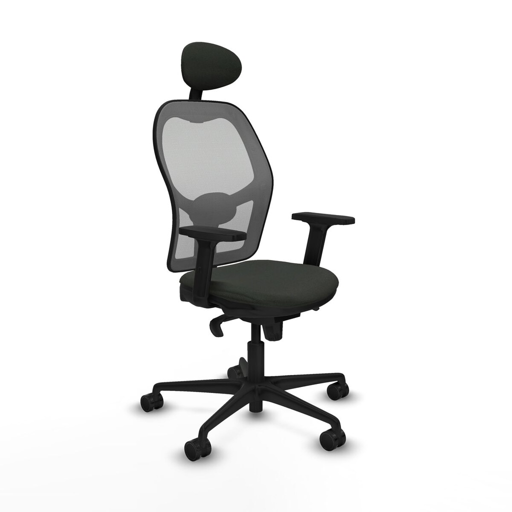 Office Chair with Headrest Piqueras y Crespo 2D036N1 Black