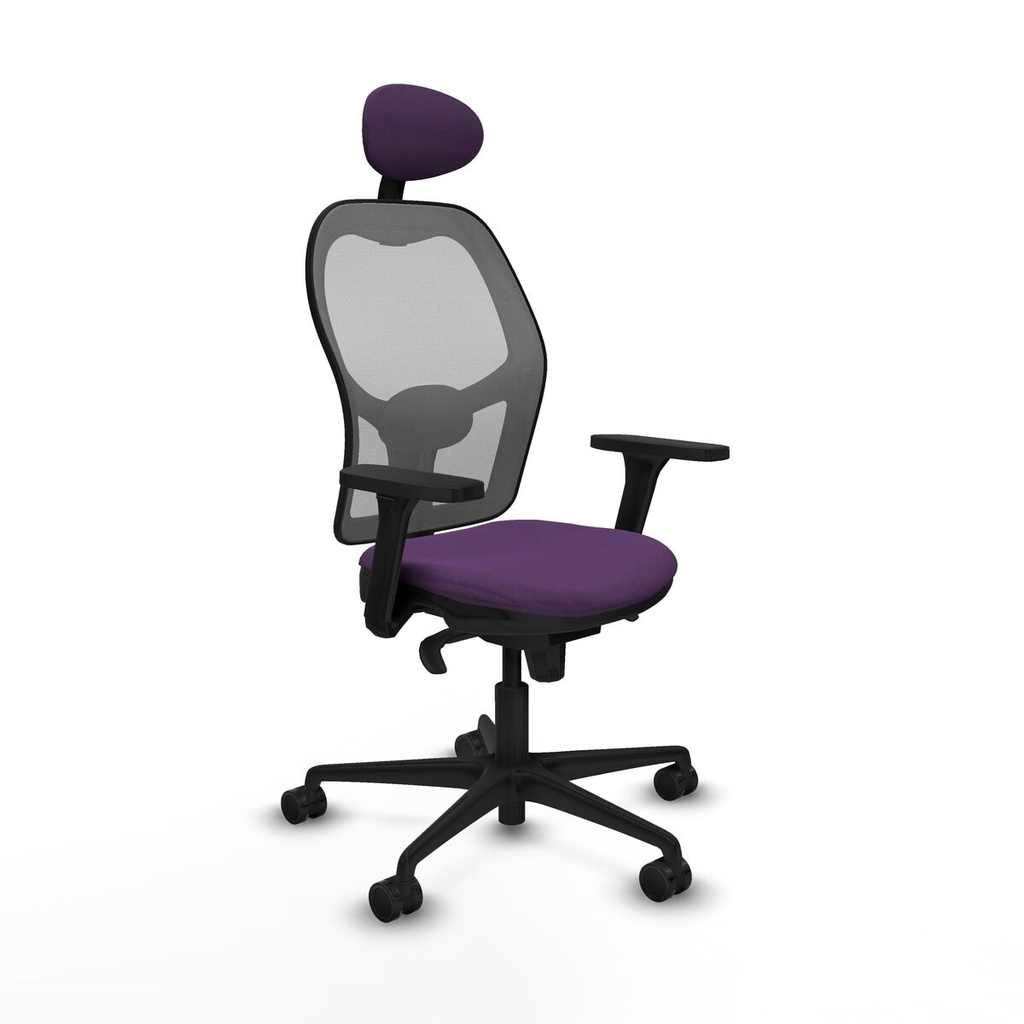 Silla de Oficina con Cabecero Piqueras y Crespo 3D036N1 Morado