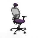 Silla de Oficina con Cabecero Piqueras y Crespo 3D036N1 Morado