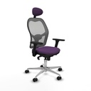 Silla de Oficina con Cabecero Piqueras y Crespo 3D086N1 Morado