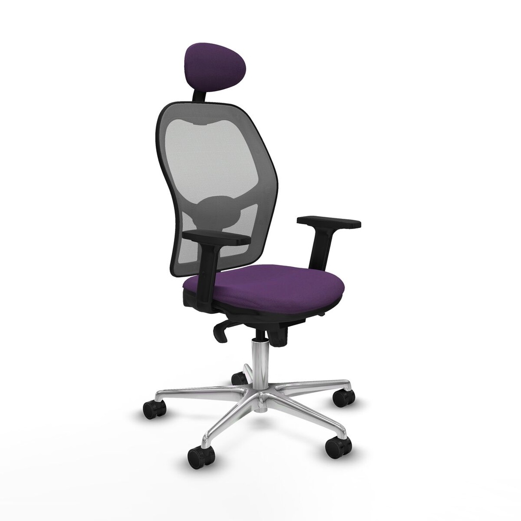 Office Chair with Headrest Piqueras y Crespo 2D086N1 Purple
