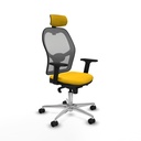 Office Chair with Headrest Piqueras y Crespo 2D086N2 Yellow