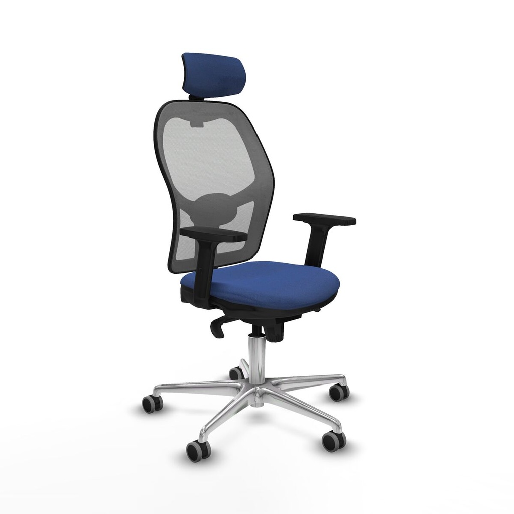 Office Chair with Headrest Piqueras y Crespo 2D086G2 Navy Blue
