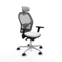Office Chair with Headrest Piqueras y Crespo 3D086N2 White