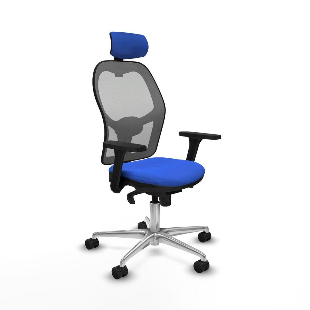 Office Chair with Headrest Piqueras y Crespo 3D086N2 Blue