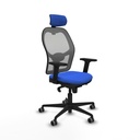 Office Chair with Headrest Piqueras y Crespo 2D036G2 Blue