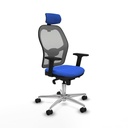 Silla de Oficina con Cabecero Piqueras y Crespo 2D086N2 Azul