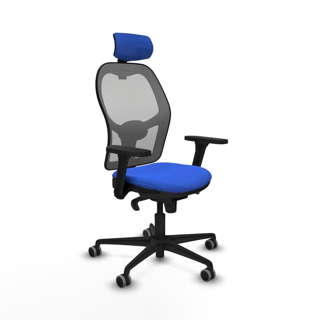 Office Chair with Headrest Piqueras y Crespo 3D036G2 Blue