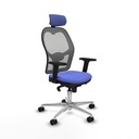 Silla de Oficina con Cabecero Piqueras y Crespo 2D086N2 Azul claro