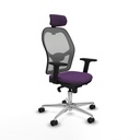 Silla de Oficina con Cabecero Piqueras y Crespo 2D086N2 Morado