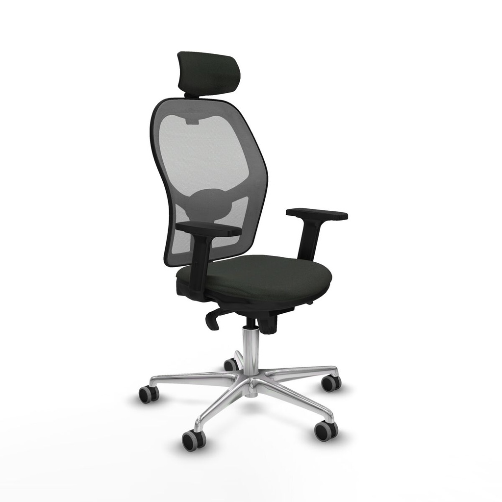 Office Chair with Headrest Piqueras y Crespo 2D086G2 Black